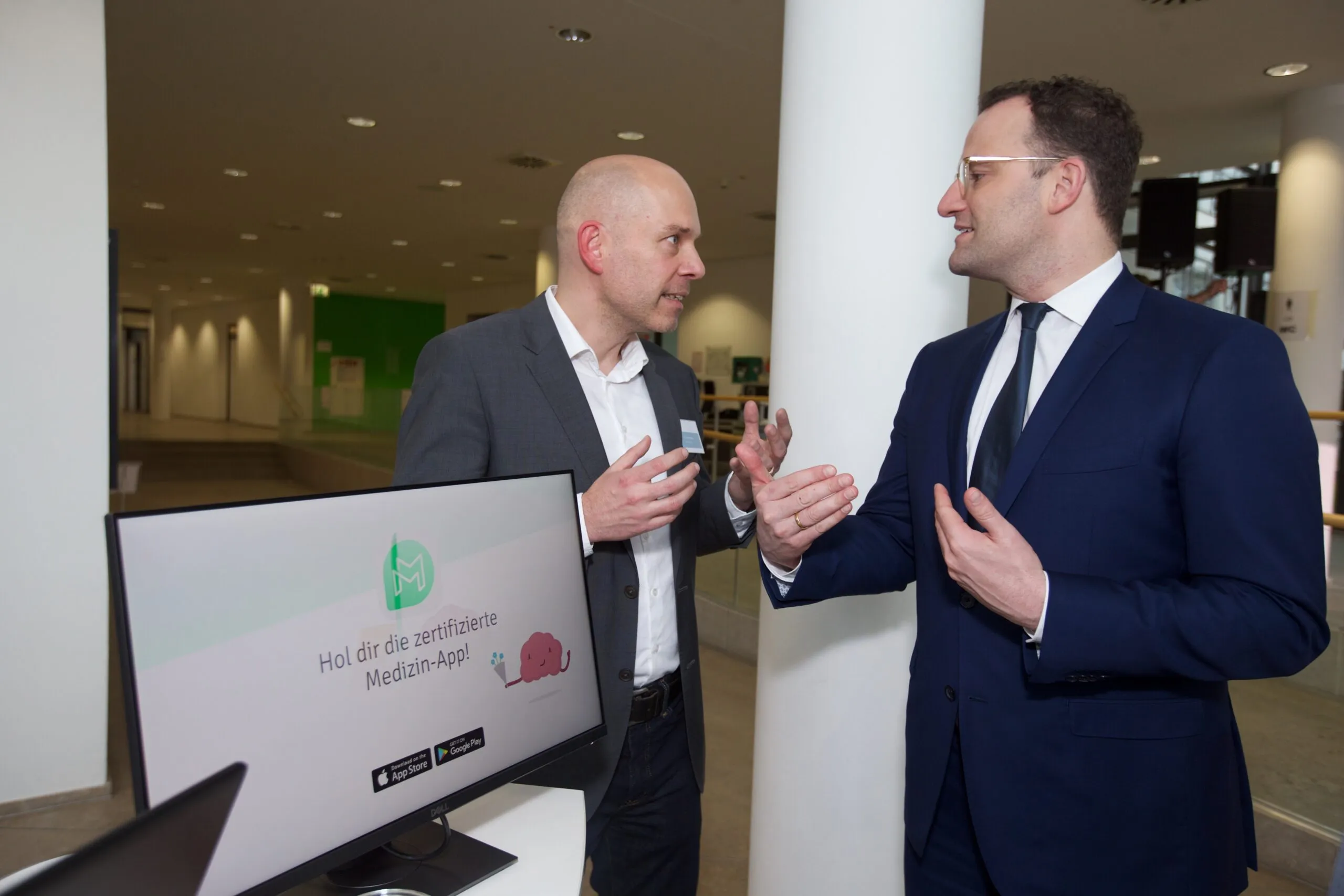 Jens Spahn und Markus Dahlem sprechen über Digital Health
