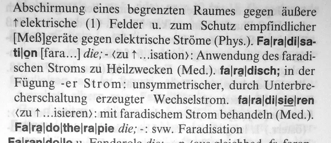 faradisch
