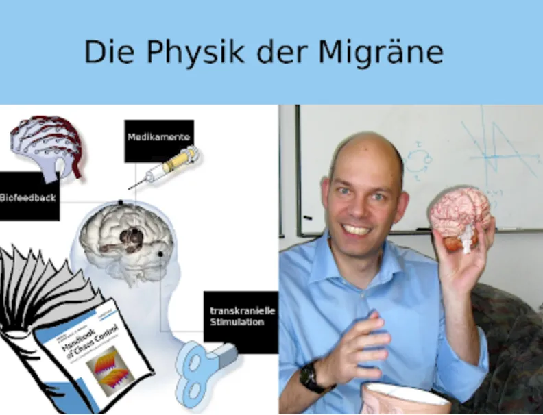 Kontrollmethoden, wie sie im Handbook of Chaos Control in Fallbeispielen beschrieben werden, lassen sich für Migräne adaptieren — ob pharmakologisch, mit Biofeedback oder transkranieller Stimulation.